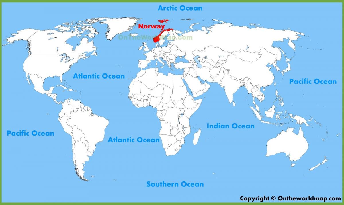 دنیا کے نقشے دکھا ناروے