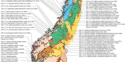 نقشہ کے ارضیاتی ناروے