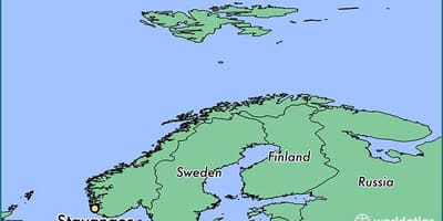 نقشہ stavanger ناروے