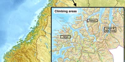 Tromsø کے ناروے کا نقشہ