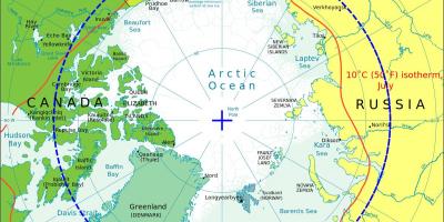 ناروے آرکٹک کا نقشہ