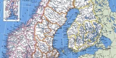نقشہ کے تفصیلی ناروے