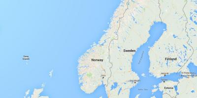 نقشہ norge ناروے